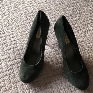 Black Suede Steve Madden Pumps